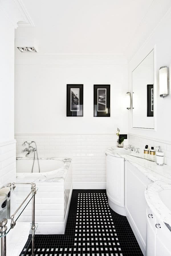 Wnętrza w apartamentowcu Woronicza Qbik projektu...