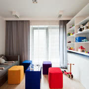 Wnętrza w apartamentowcu Woronicza Qbik projektu...