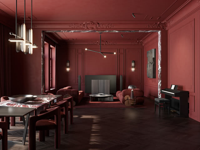 II wyróżnienie –  praca Piotra Łucyana z pracowni Art'Up Interiors.