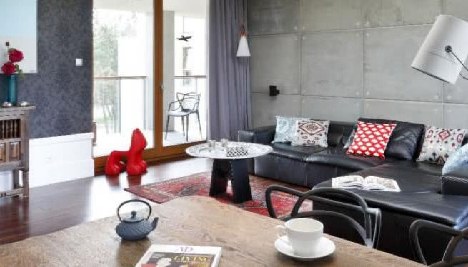 Mieszanie stylów - eklektyczny wystrój mieszkania w Gdańsku