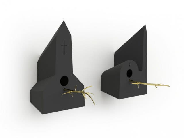 designerski karmnik dla ptaków