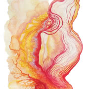 Dilan Gardi - Wodospad, akryl na płótnie, 100...