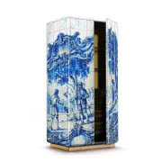 Wings - szafa ze srebrnymi skrzydłami, płyta MDF...