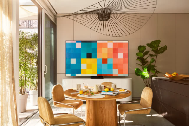 telewizor Samsung, sztuka na ekranie