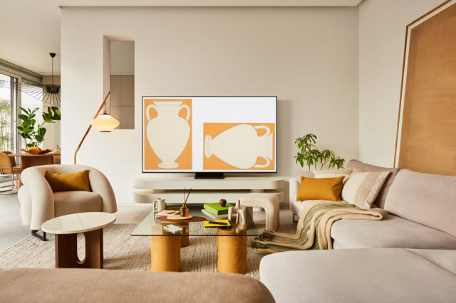 telewizor Samsung, sztuka na ekranie