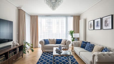 Styl Hampton na warszawskim Żoliborzu! To wnętrze wygląda jak z kadrów filmu!