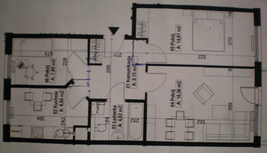 Mieszkanie dla małżeństwa z dzieckiem