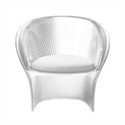Fotel przezroczysty Flower