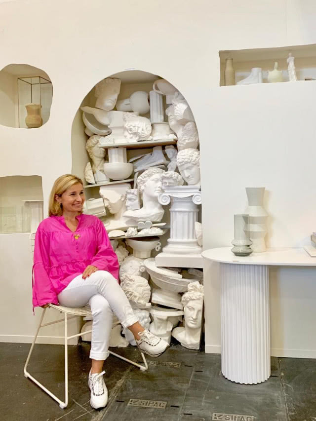 Joanna Markus, właścicielka BM Housing na stoisku HK Living podczas wrześniowych  Targów Maison & Objet w Paryżu.