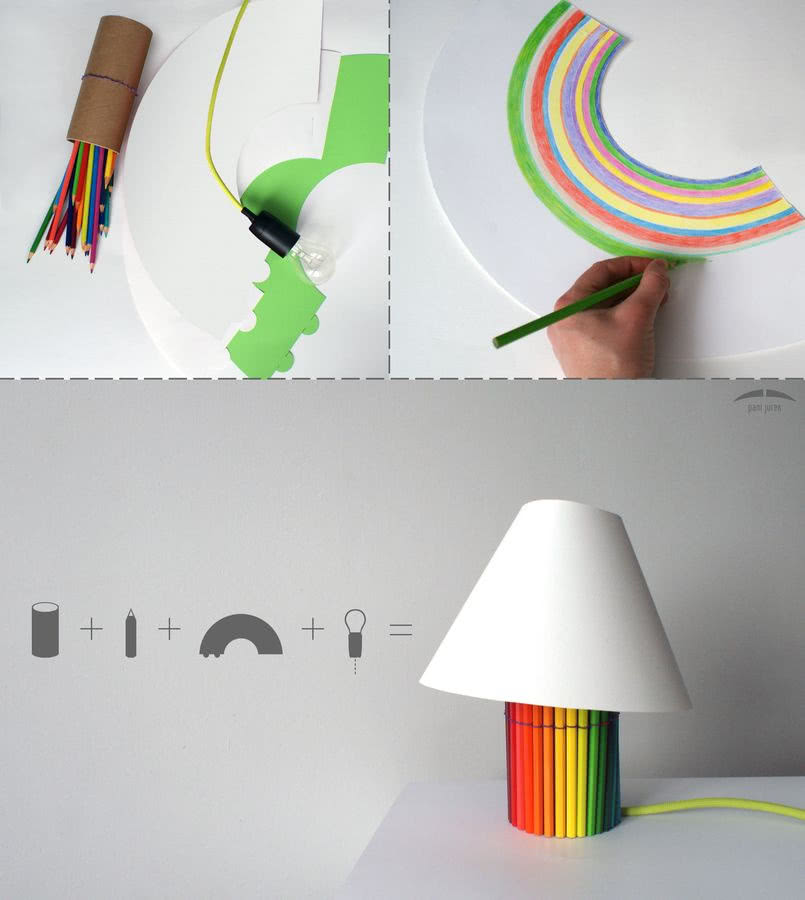 Lampka do samodzielnego złożenia to zaledwie 4...