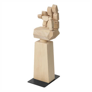 drewniany stojak ręka