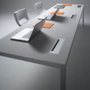 Amari - regał z blatem do pracy, fornir dębowy...