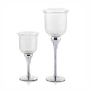 Szklane świeczniki Elegance