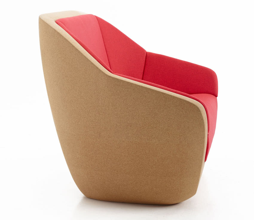 Fotel Corques to wariacja na temat korka....