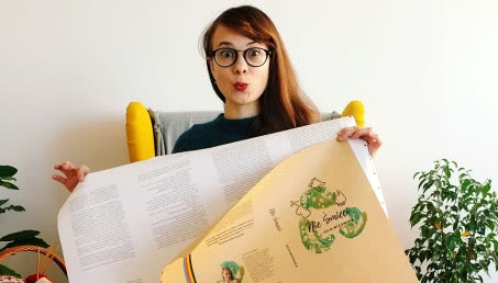 Babka od śmieci, czyli wywiad z Julią Wizowską