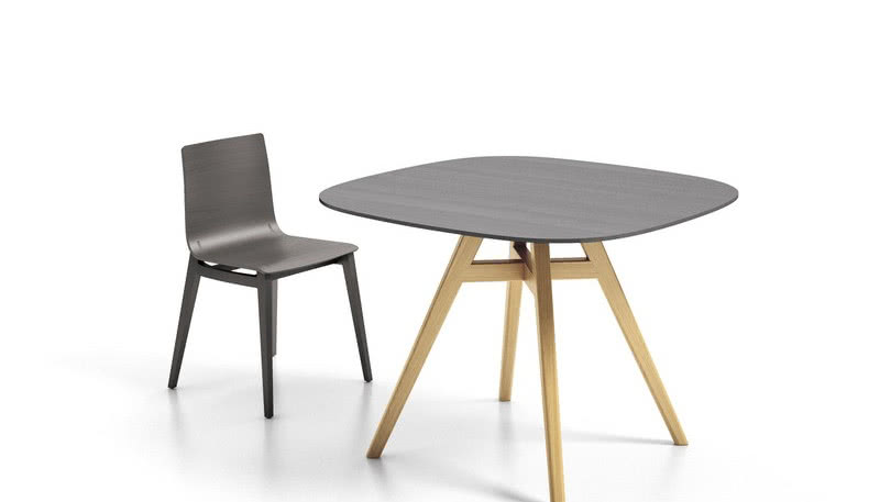 Emma - designerski stół, krzesła i hokery