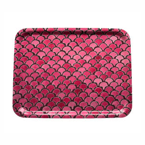 ręcznie malowana taca na prezent