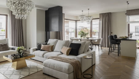 Mieszkanie na Mokotowie w stylu modern classic