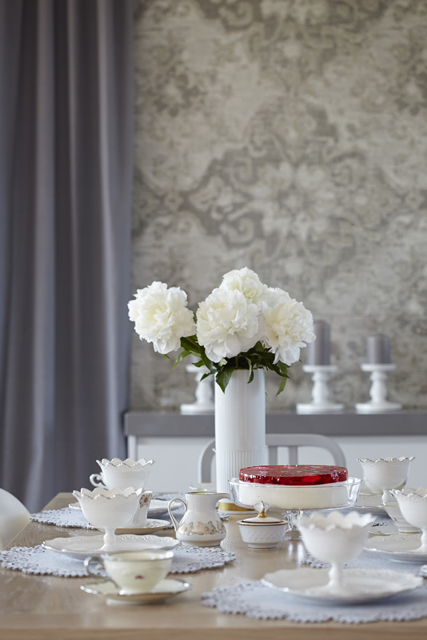 Połączenie przepychu i prostoty widać także w...