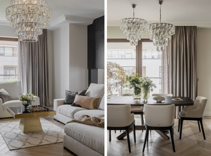 Kuchnia została otwarta na salon, dzięki temu...