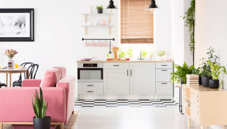 Kuchnia z salonem, salon z kuchnią 