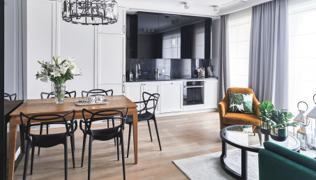 Olśnieni szykiem - mieszkanie w stylu Modern Classic