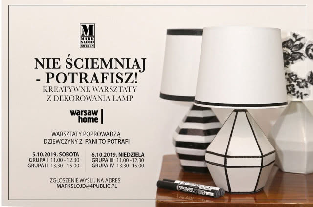 Zaproszenie na warsztaty z dekorowania lamp