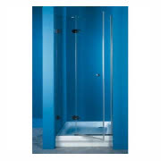 Dwuczęściowe drzwi prysznicowe Glassline 90