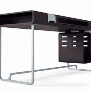 Amari - regał z blatem do pracy, fornir dębowy...