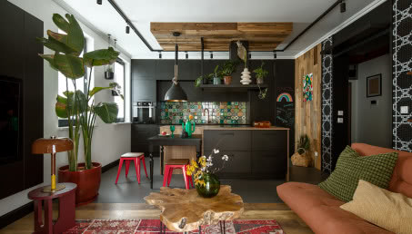 Gdańskie mieszkanie w eklektycznym stylu. Właściciele kupili je dla studiującej córki!