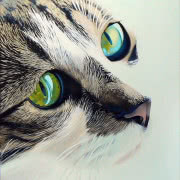 Monika Synak, "Dzikość", 2011, akryl, płótno, 50...