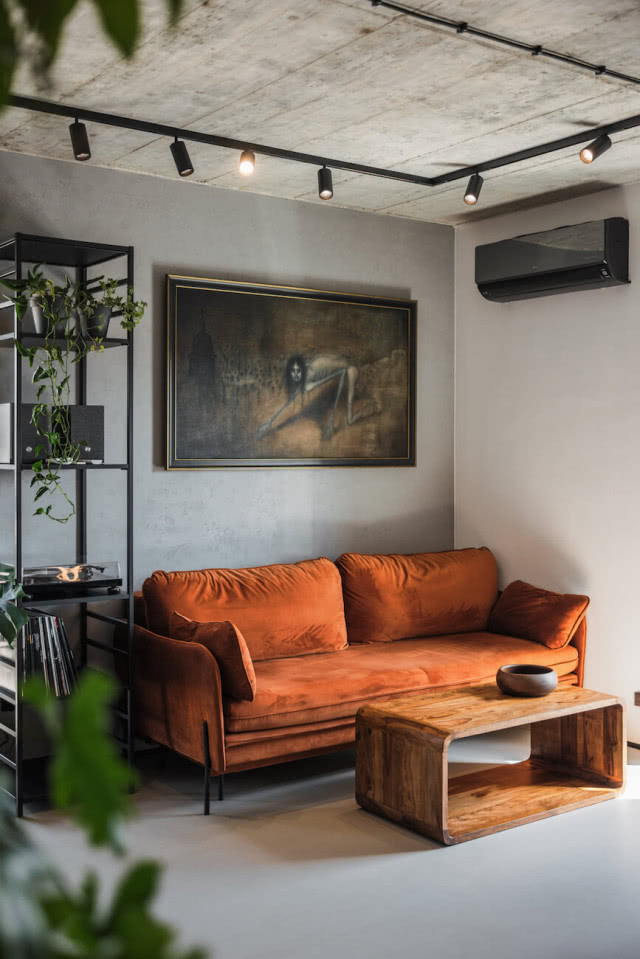 kanapa pomarańczowa