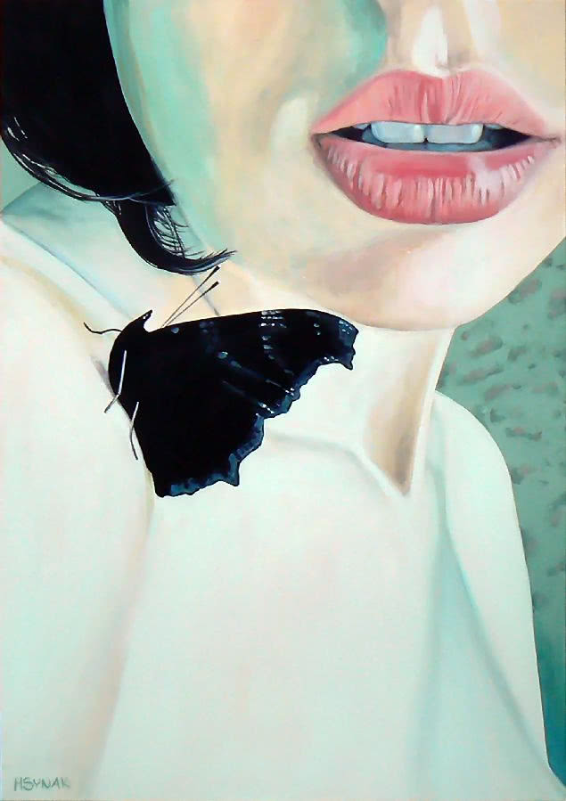 Monika Synak, "Moment", 2012, akryl, płótno, 100...