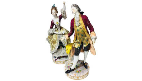 Figurki i taniec - piękno porcelanowej sztuki