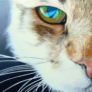 Monika Synak, "Dzikość", 2011, akryl, płótno, 50...