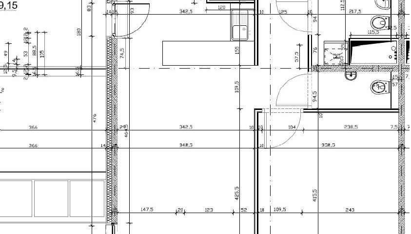 Aranżacja wąskiego salonu z kuchnią