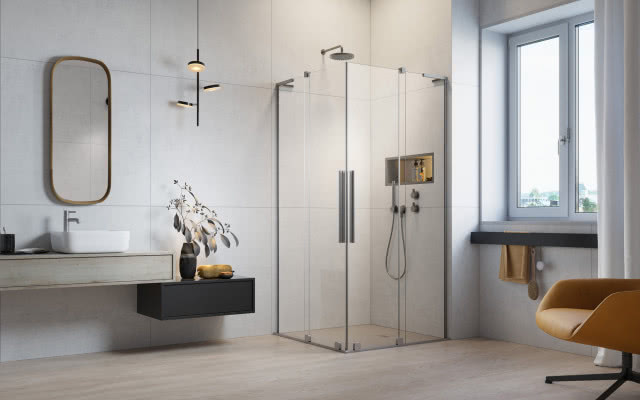 Radaway Furo SL Brushed Nickel KDD 