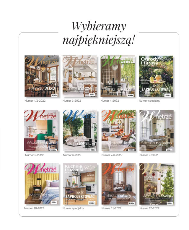 Okładki magazynu Czas na Wnętrze
