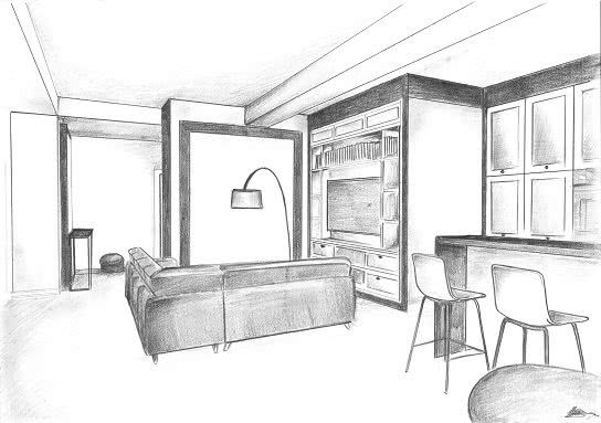 Daria Hynek - szkic wnętrzapowyżej: Aleksandra...