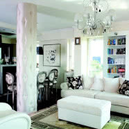 Klasyczne wnętrza w apartamentowcu