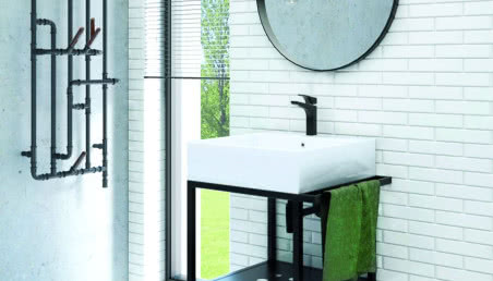 Łazienkowy duet: umywalka plus konsola