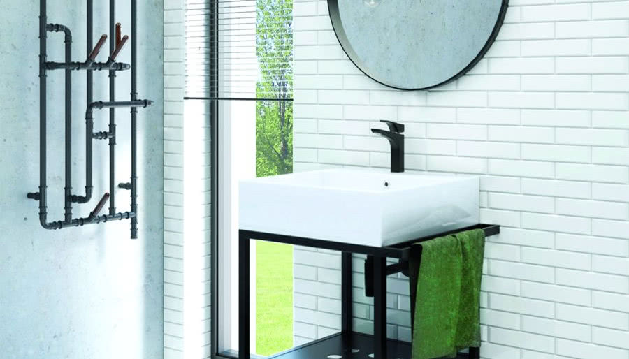 Łazienkowy duet: umywalka plus konsola