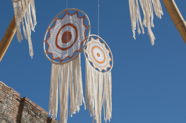 Dwukolorowy łapacz snów