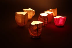 Rachel Boxnboim świeczniki porcelanowe