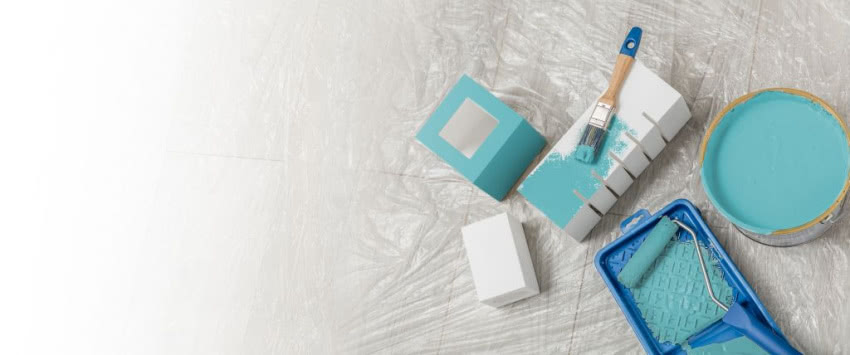 Gipsowe oprawy można malować na dowolny kolor...