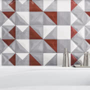 Strukturalny, wielokolorowy dekor Delicate Lines...