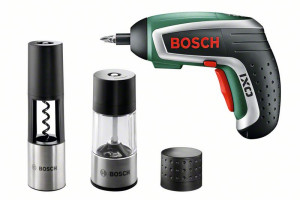 Wkrętarka Bosch IXO Gourmet - z korkociągiem i młynkiem