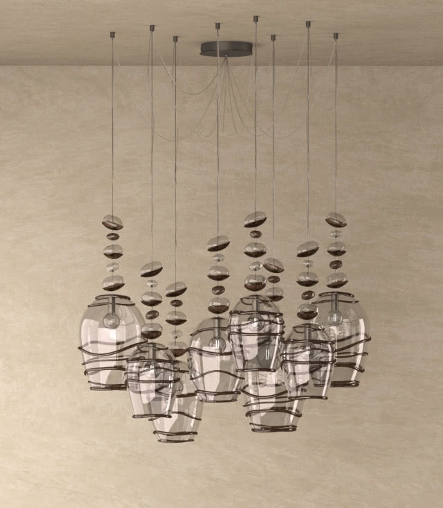 żyrandol szkło murano