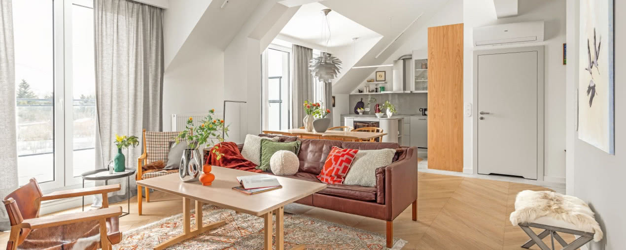 Wnętrze, które otula. Mieszkanie na warszawskich Zawadach