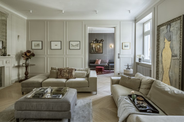 Apartament Mokotowska Chic projektu HOLA Design nagrodzony  w European Property Awards 2020/2021!